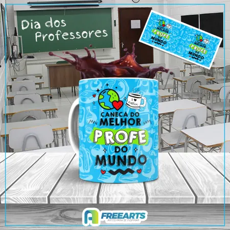 PROFESSOR-015 - Caneca do melhor profe