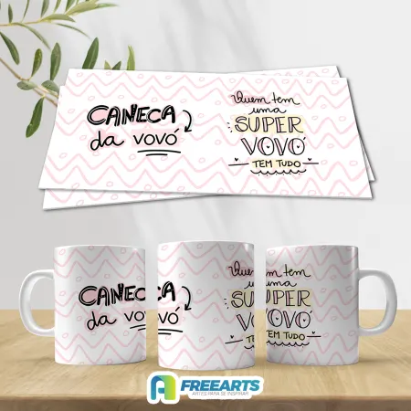 Avós 021- Caneca da vovó