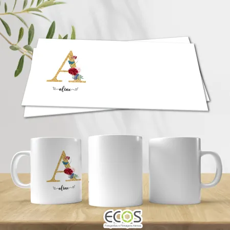 ALFABETO-003 - FLORAL