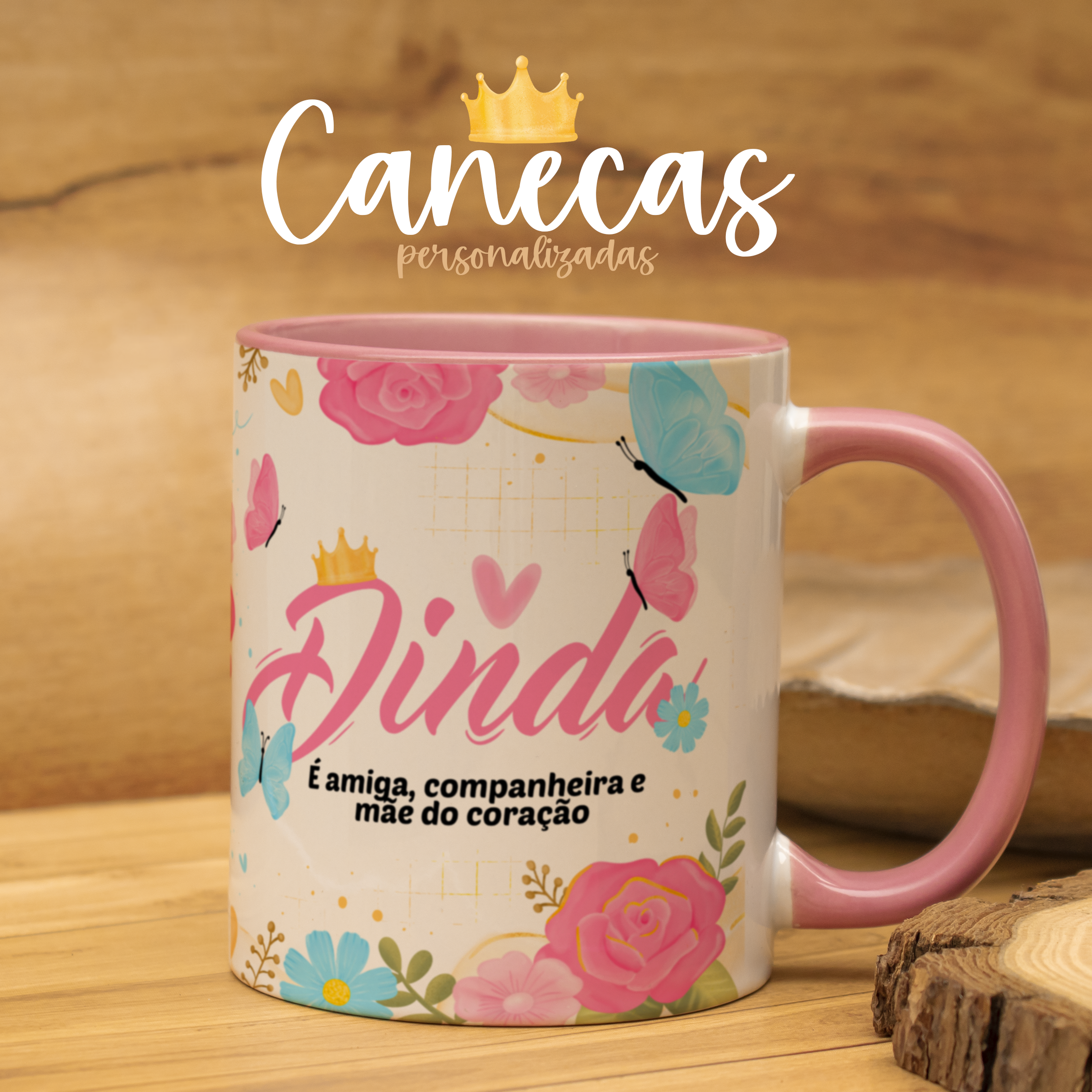 Dinda é amiga, companheira, mãe de coração