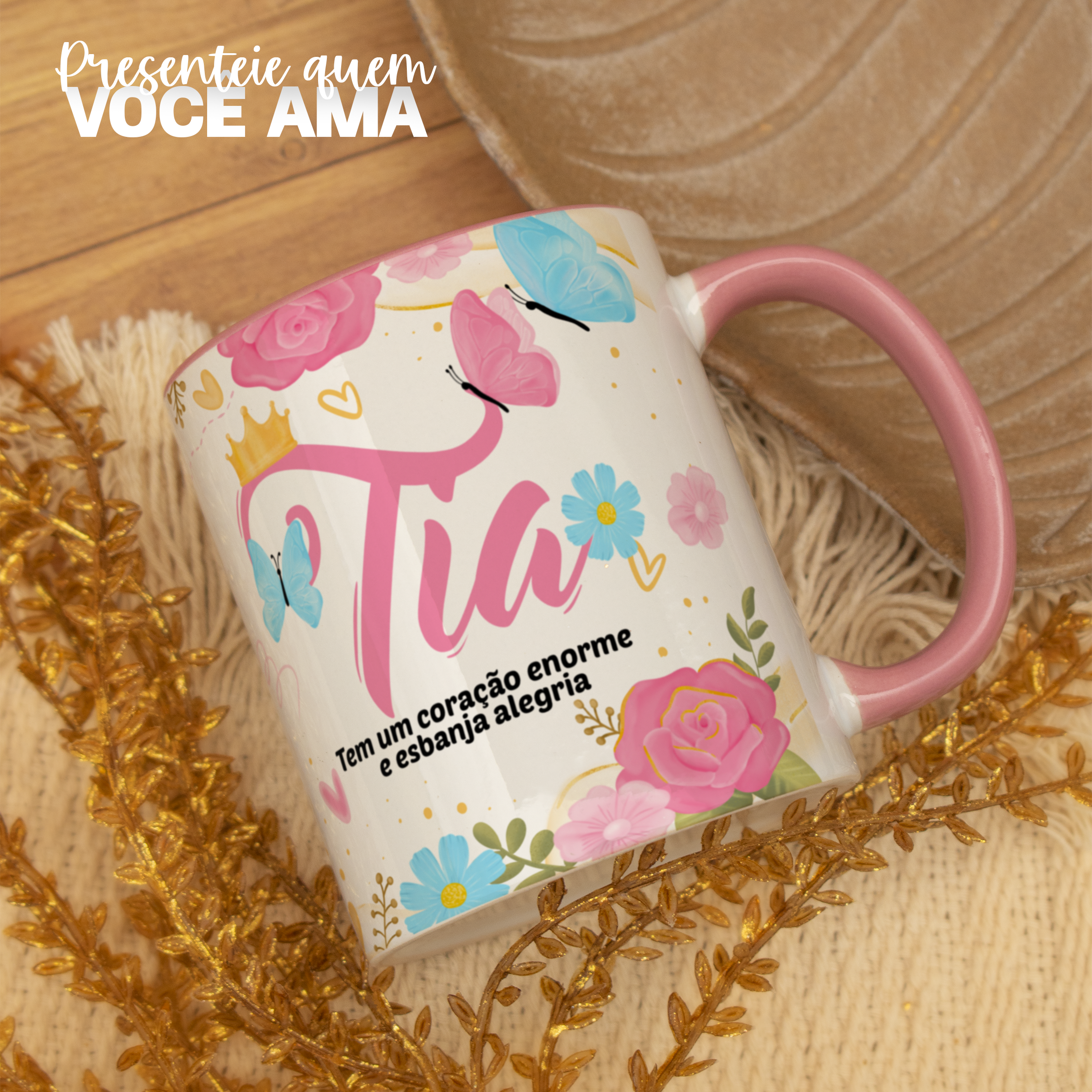 Tia tem um coração enorme e esbanja alegria